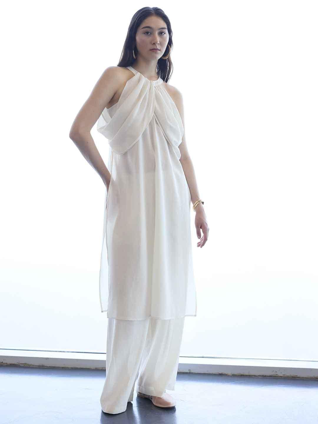 Eleh pantaloni panna SS260135 PANNA ELEH 