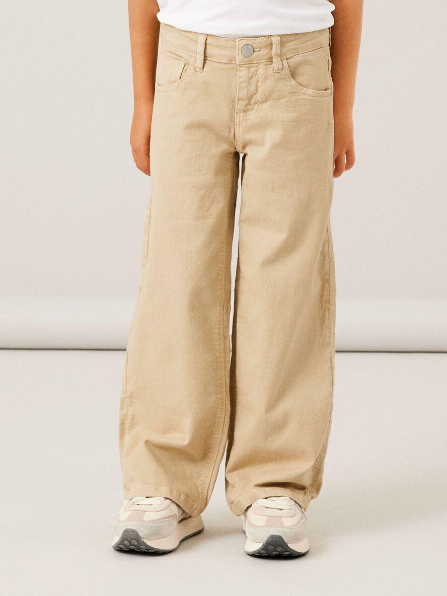 Name It kids pantaloni beige vestibilità ampia 13211632 BEIGE NAME IT 