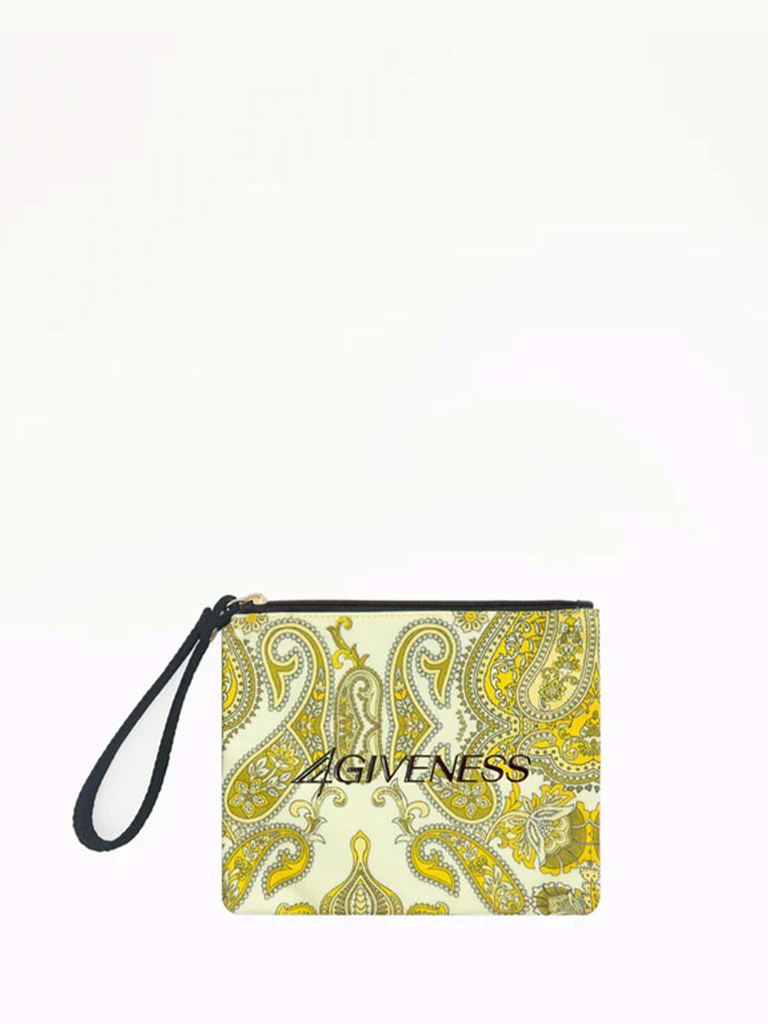 4Giveness Cote D'Azul Style pochette giallo a bandana 5042 GIALLO 4GIVENESS 