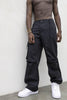 Present Day pantalone nero cargo