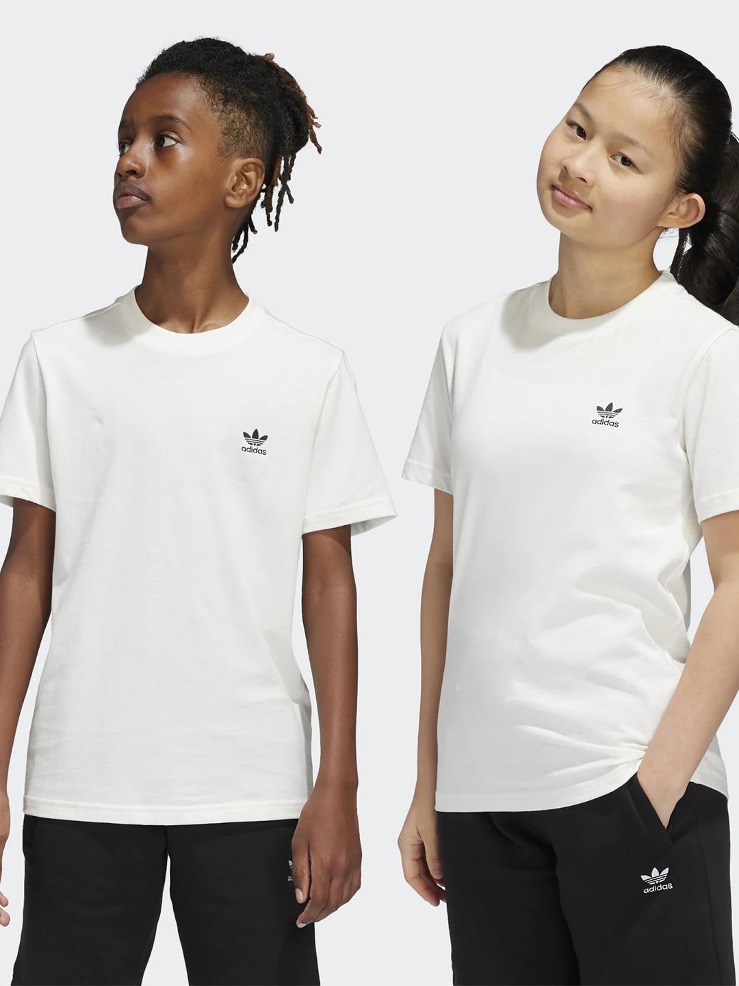 Adidas t-shirt kids panna con mini logo IX5266 PANNA ADIDAS 