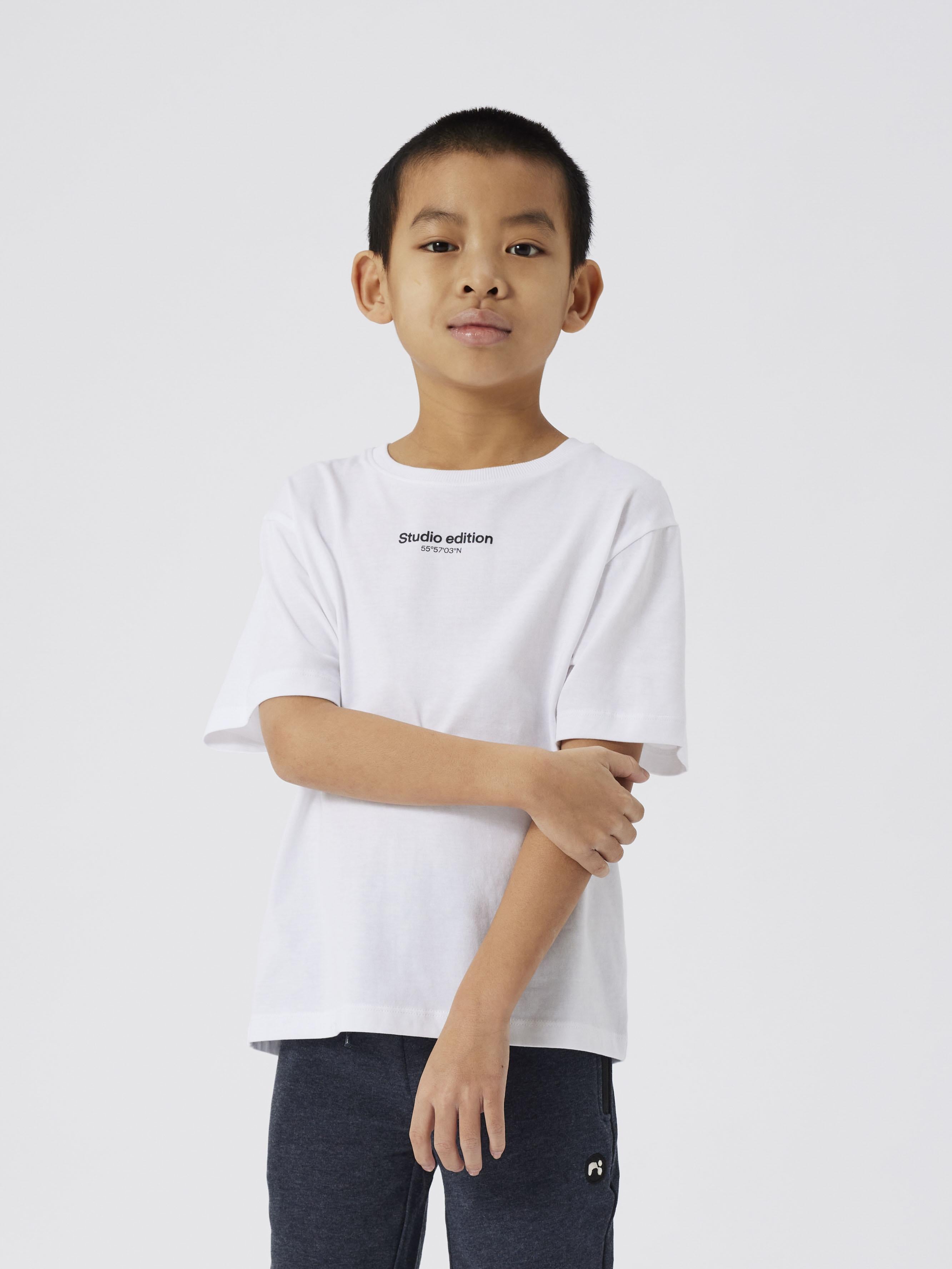 Name It t-shirt kids bianco grafica studio edition 13236526 BIANCO NAME IT 