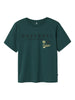 Name It t-shirt kids verde grafica baseball