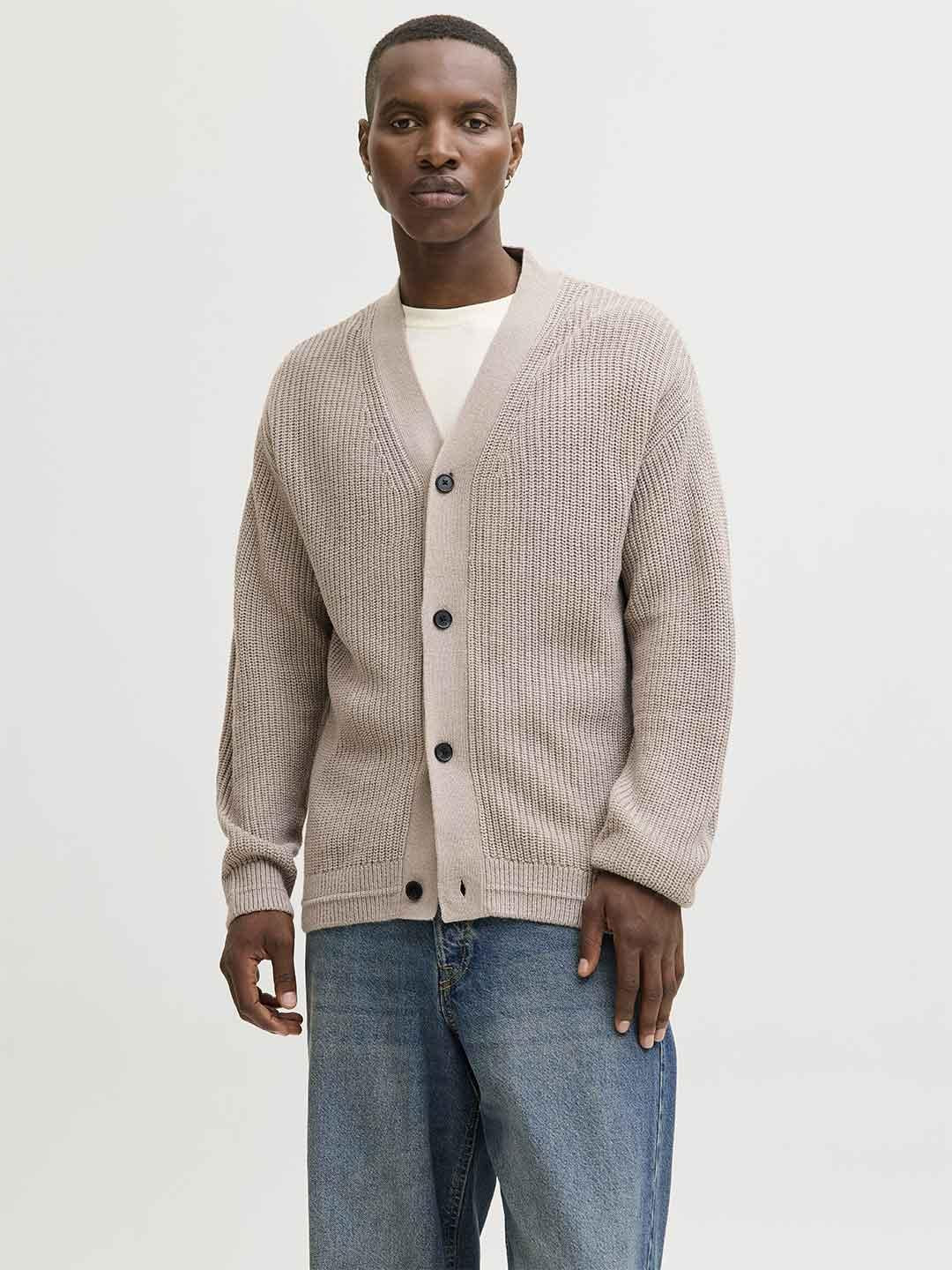 Jack & Jones cardigan beige 12278960 BEIGE JACK & JONES 