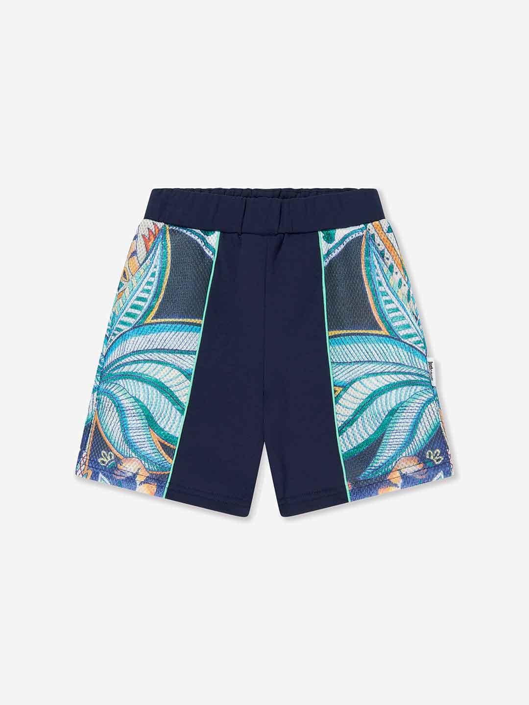 Just Cavalli bermuda kids blu a fantasia 8-14 anni 26094 BLU JUST CAVALLI 