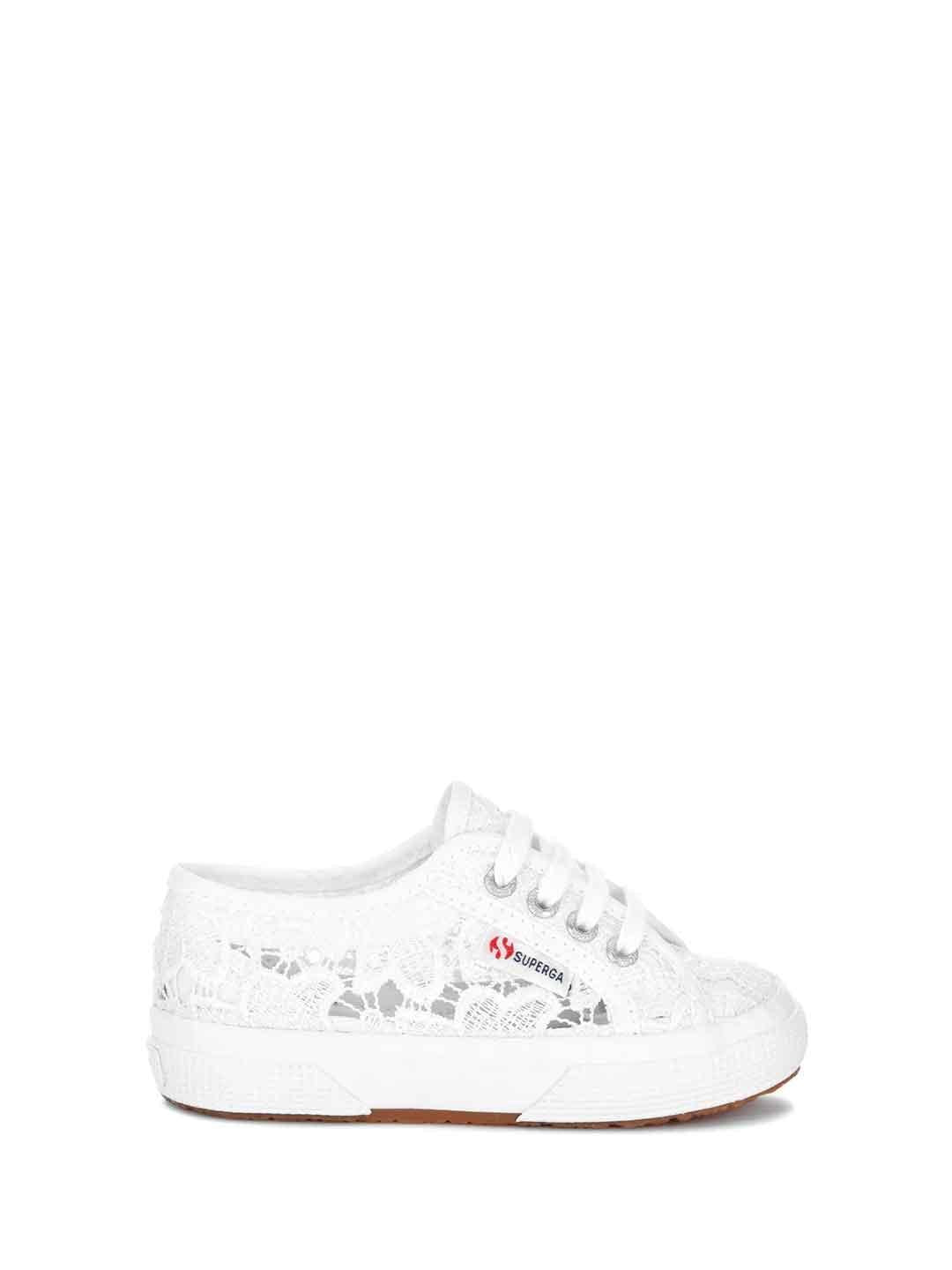 Superga sneakers kids bianco in macramè S8121DW BIANCO SUPERGA 