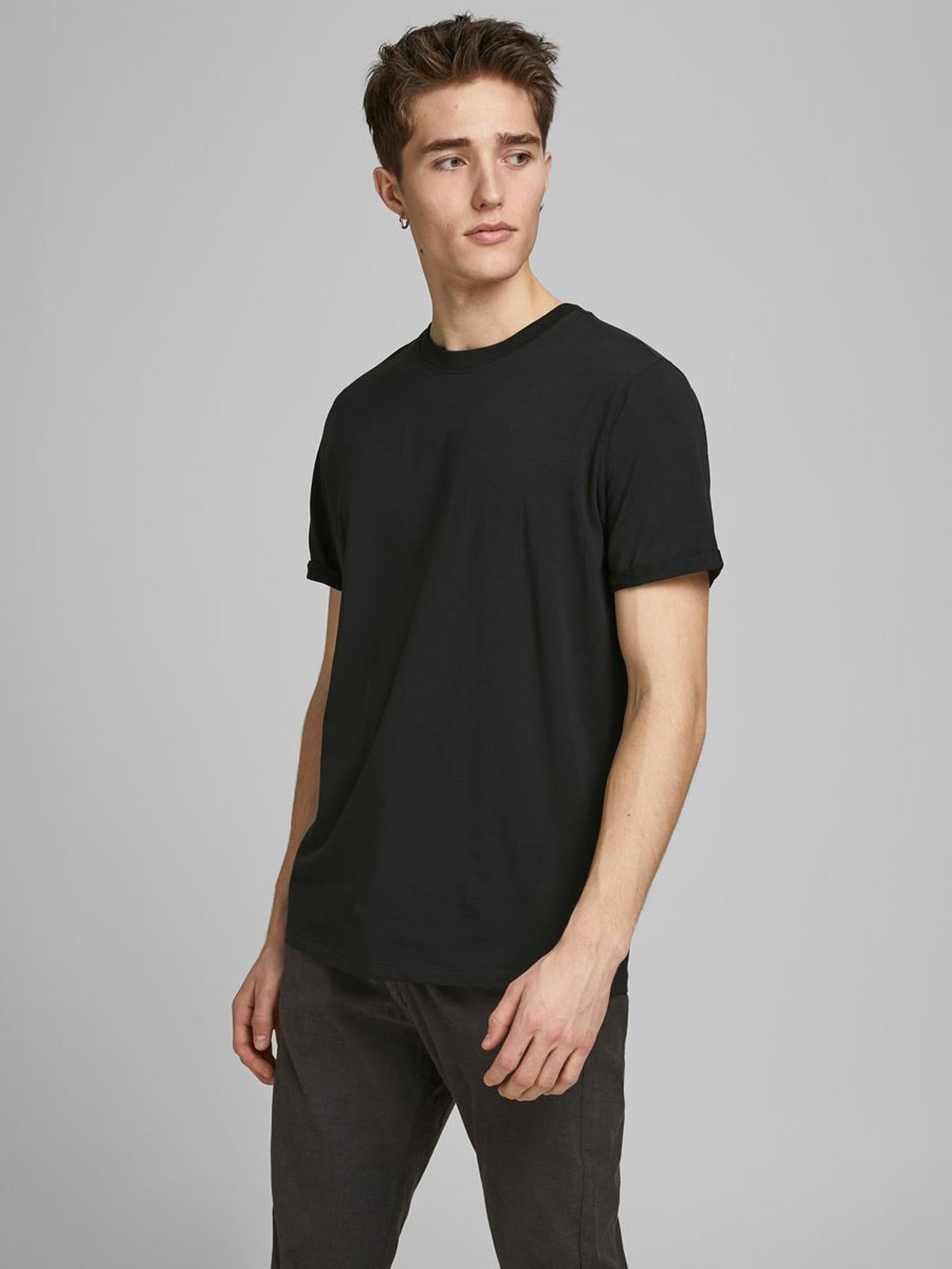 T-shirt 12183777 NERO JACK & JONES 
