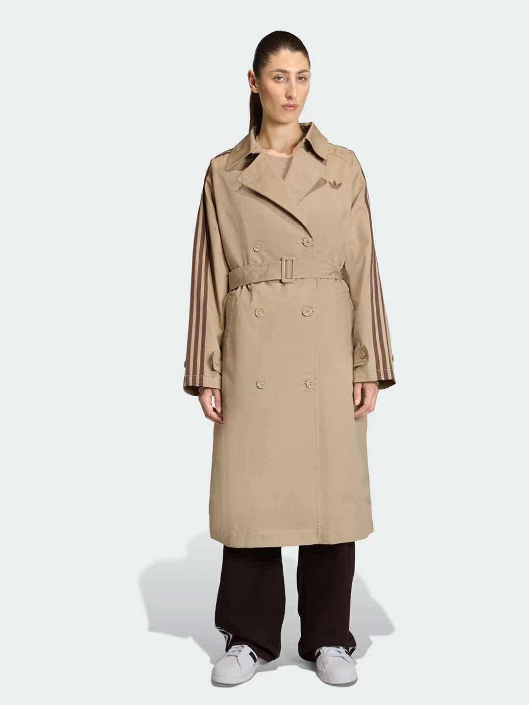 Adidas trench beige lungo KD3734 BEIGE ADIDAS 