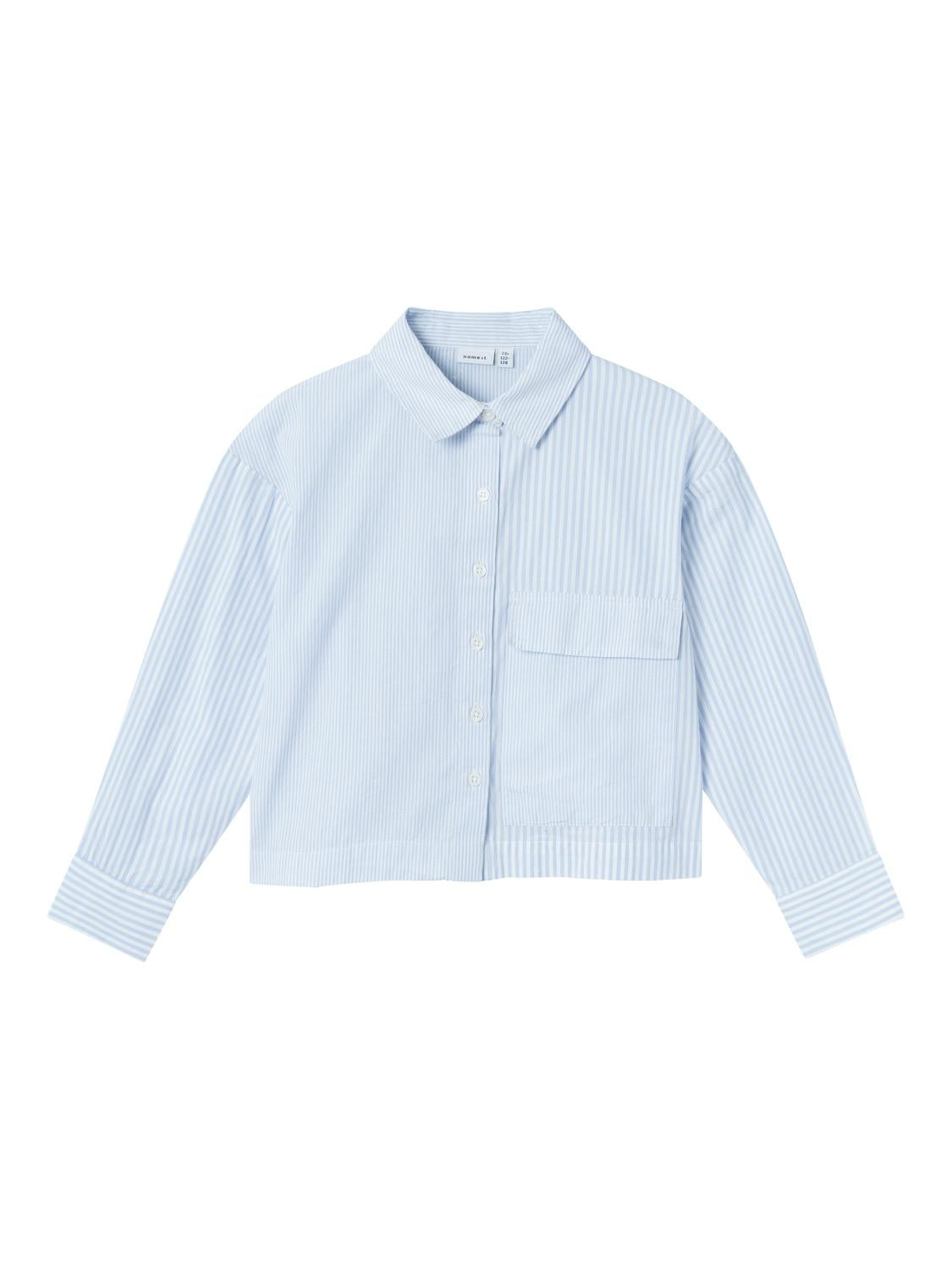 Name It camicia kids celeste a righe crop 13231493 CELESTE NAME IT 