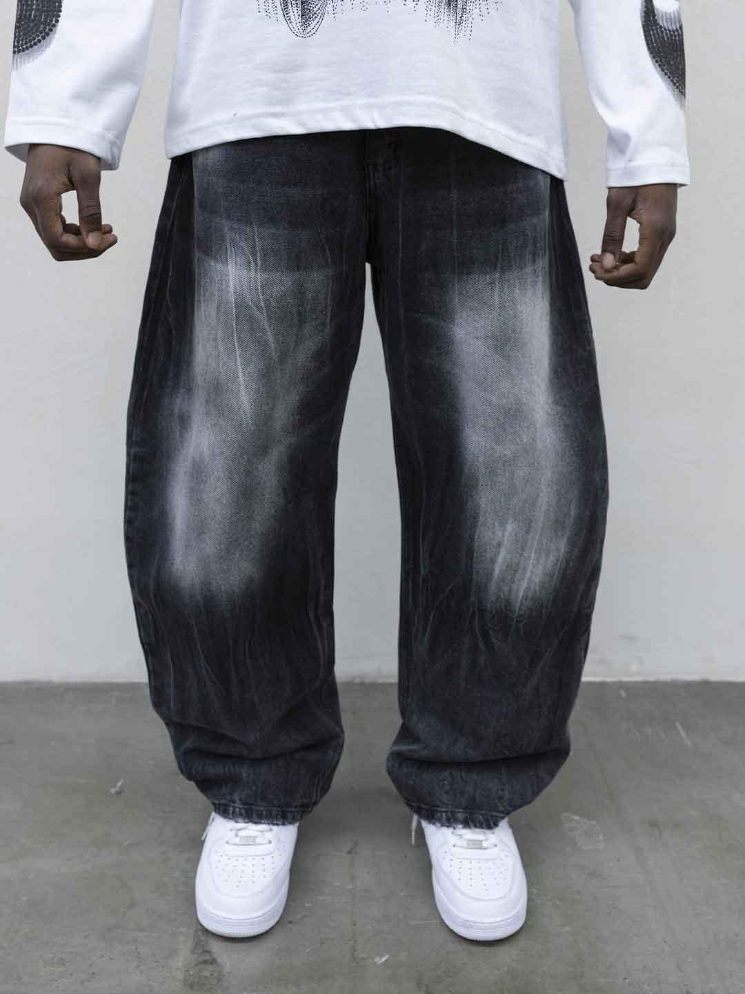 Present Day jeans nero ballon PRS065 NERO PRESENT DAY 