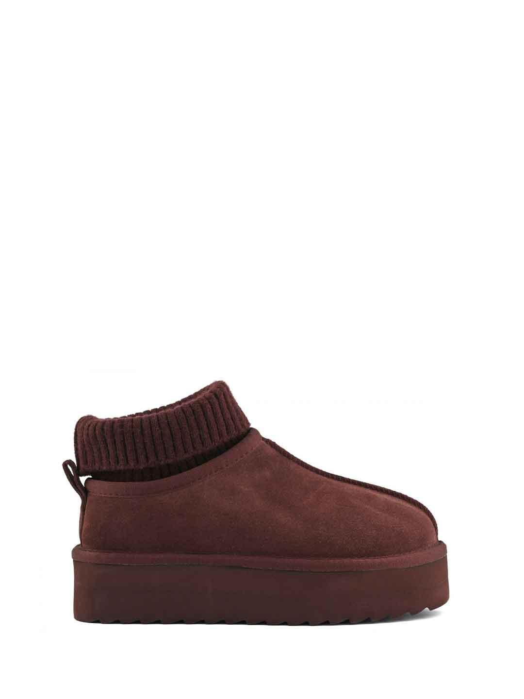Colors Of California stivali bordeaux platform con calzino YWPLA09 BORDEAUX COLORS OF CALIFORNIA 