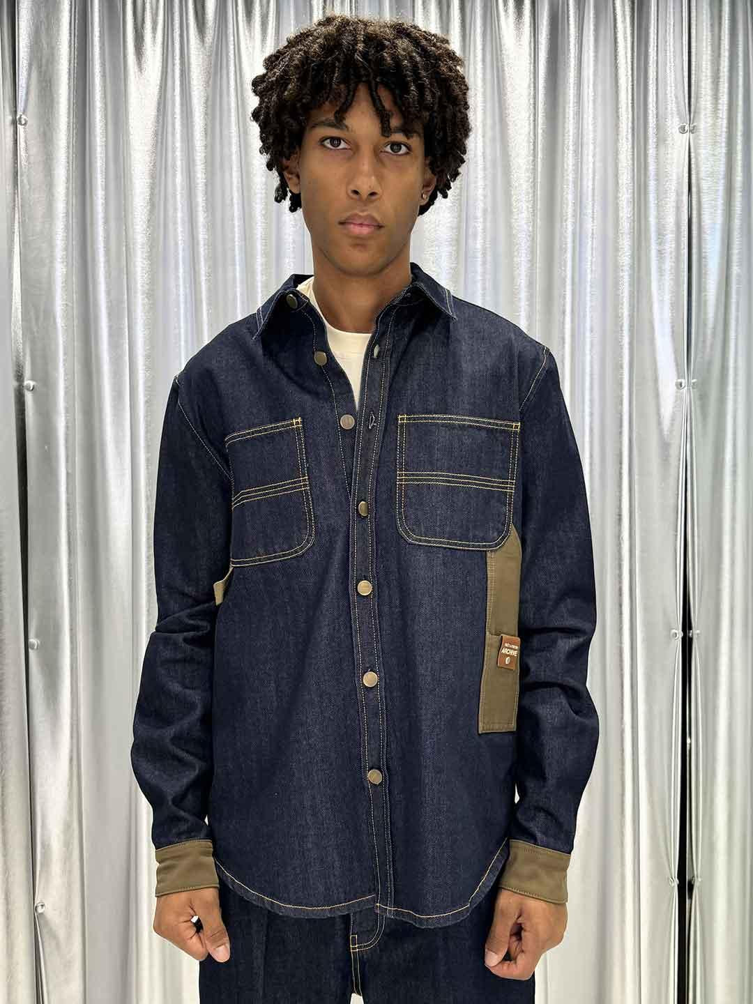 Pret a Porter camicia in jeans 70022 JEANS PRET A PORTER 