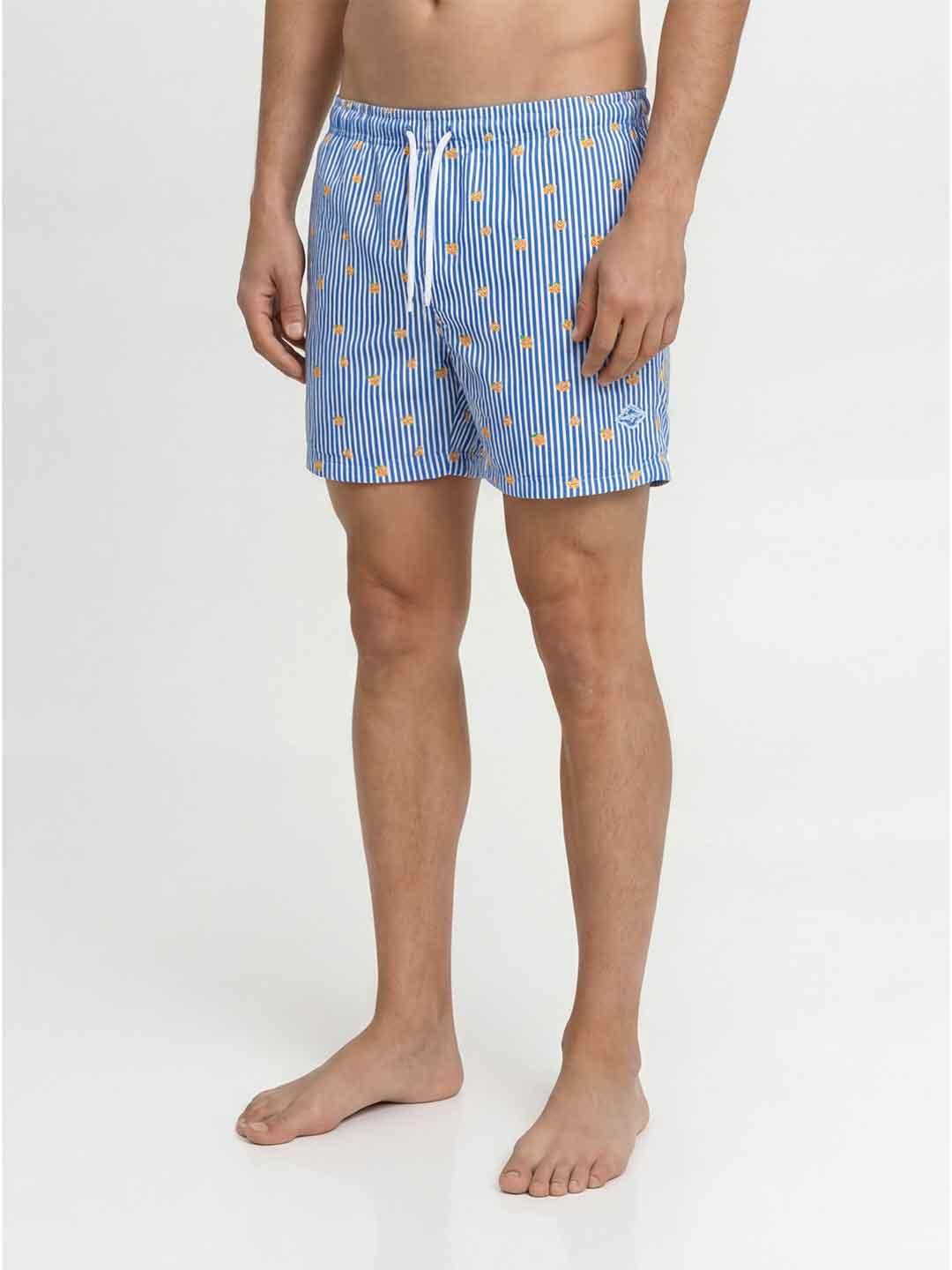 Jack & Jones costume azzurro a righe 12291425 AZZURRO JACK & JONES 
