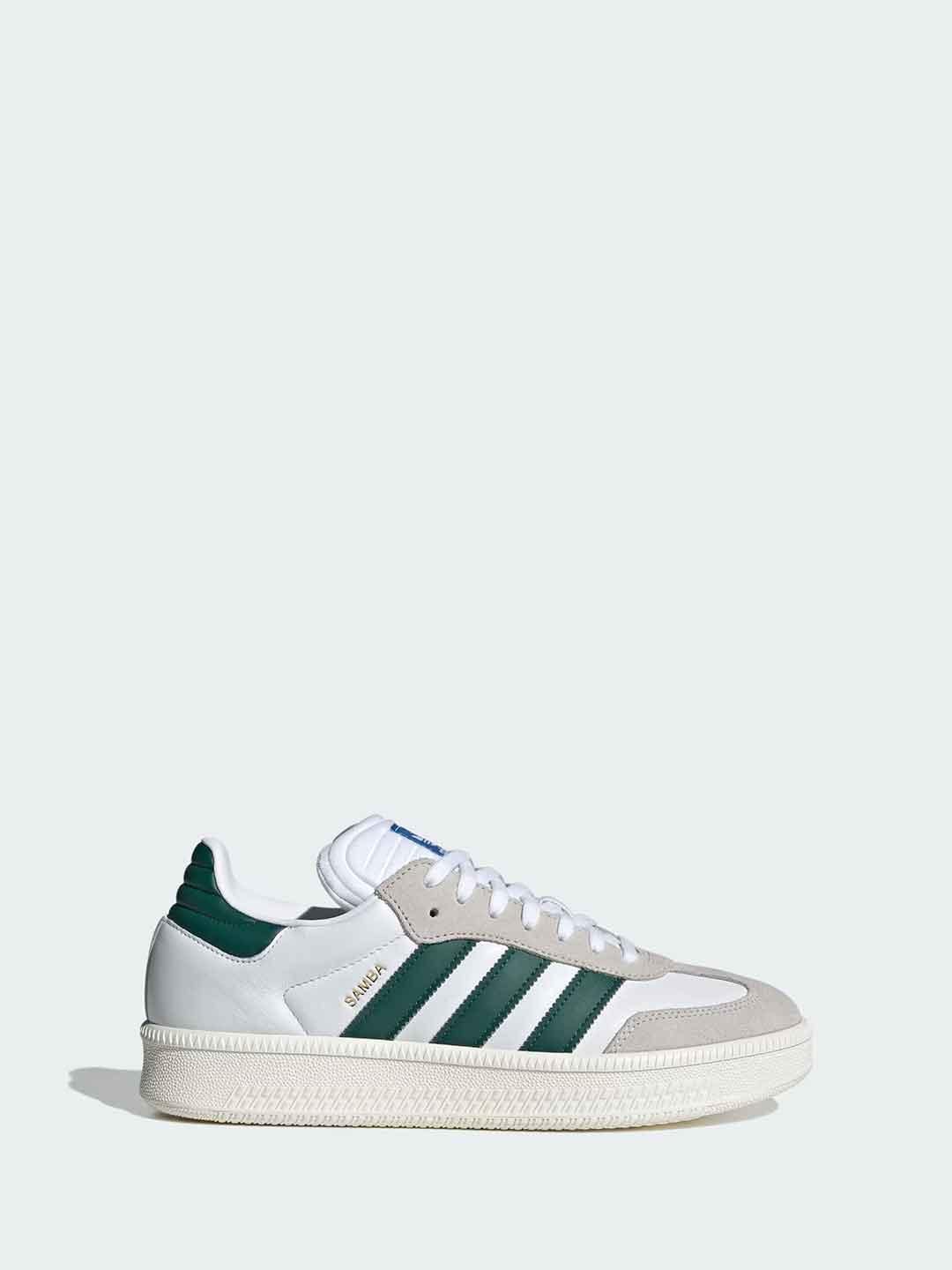 Adidas Samba XLG sneakers bianco con bande verdi JR0934 BIANCO ADIDAS 