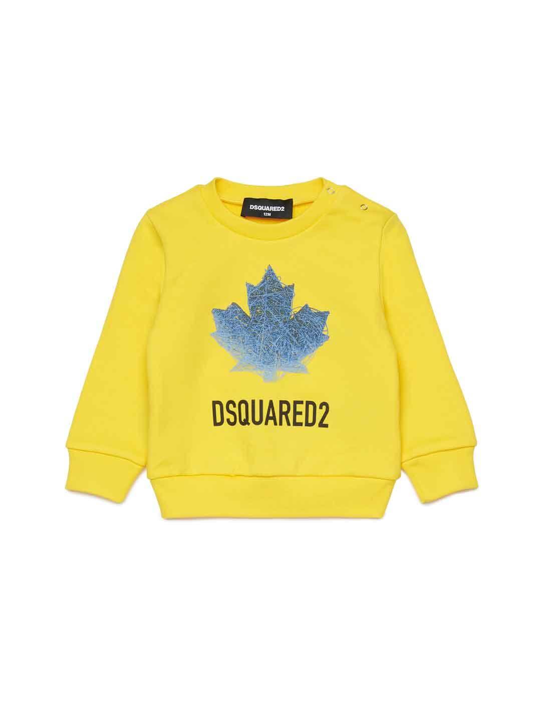 Dsquared 2 felpa kids giallo - €110.00