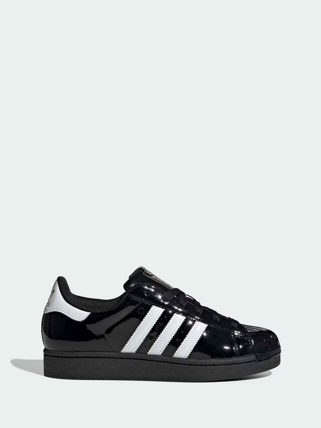 Adidas Superstar II W sneakers nero lucido JS4009 NERO ADIDAS 