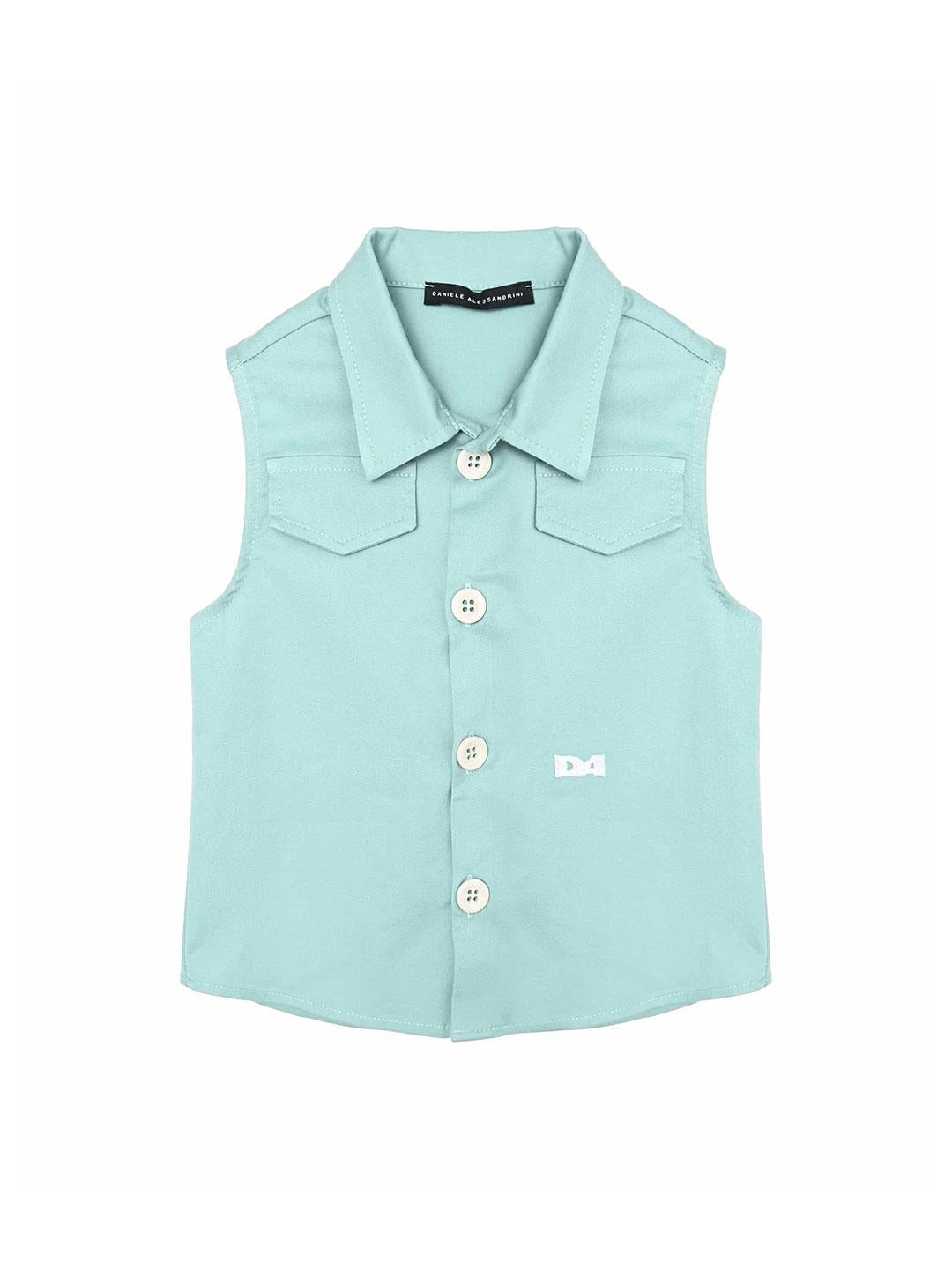 Daniele Alessandrini camicia kids verde 1296C00236 VERDE DANIELE ALESSANDRINI 