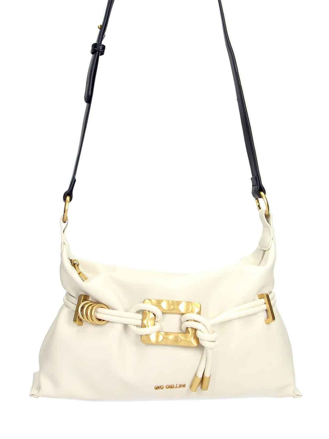Gio Cellini borsa bianco con tracolla MM112 BIANCO GIO CELLINI 