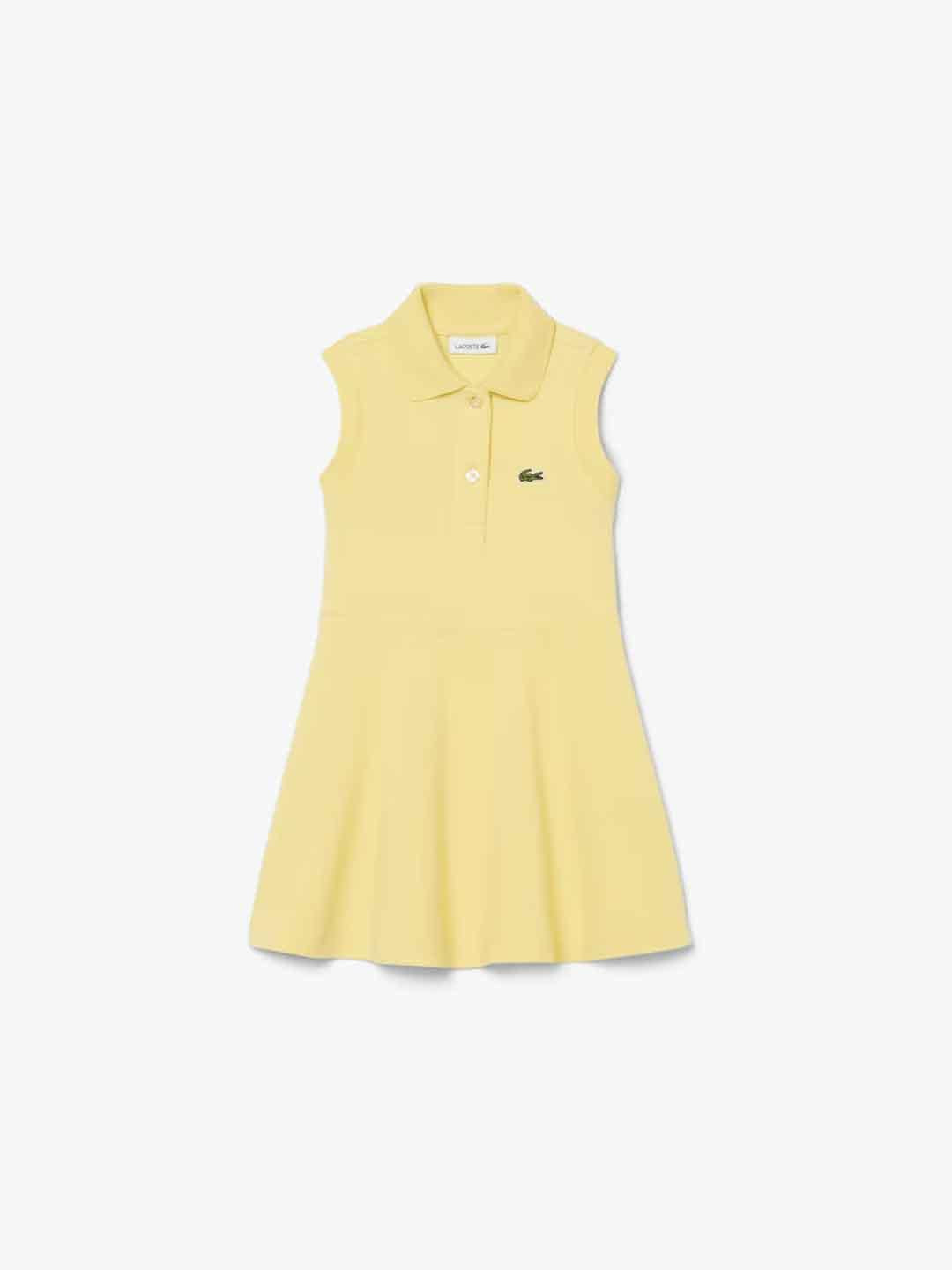 Lacoste abito kids giallo corto 2-7 anni 347496 Y99 GIALLO LACOSTE 