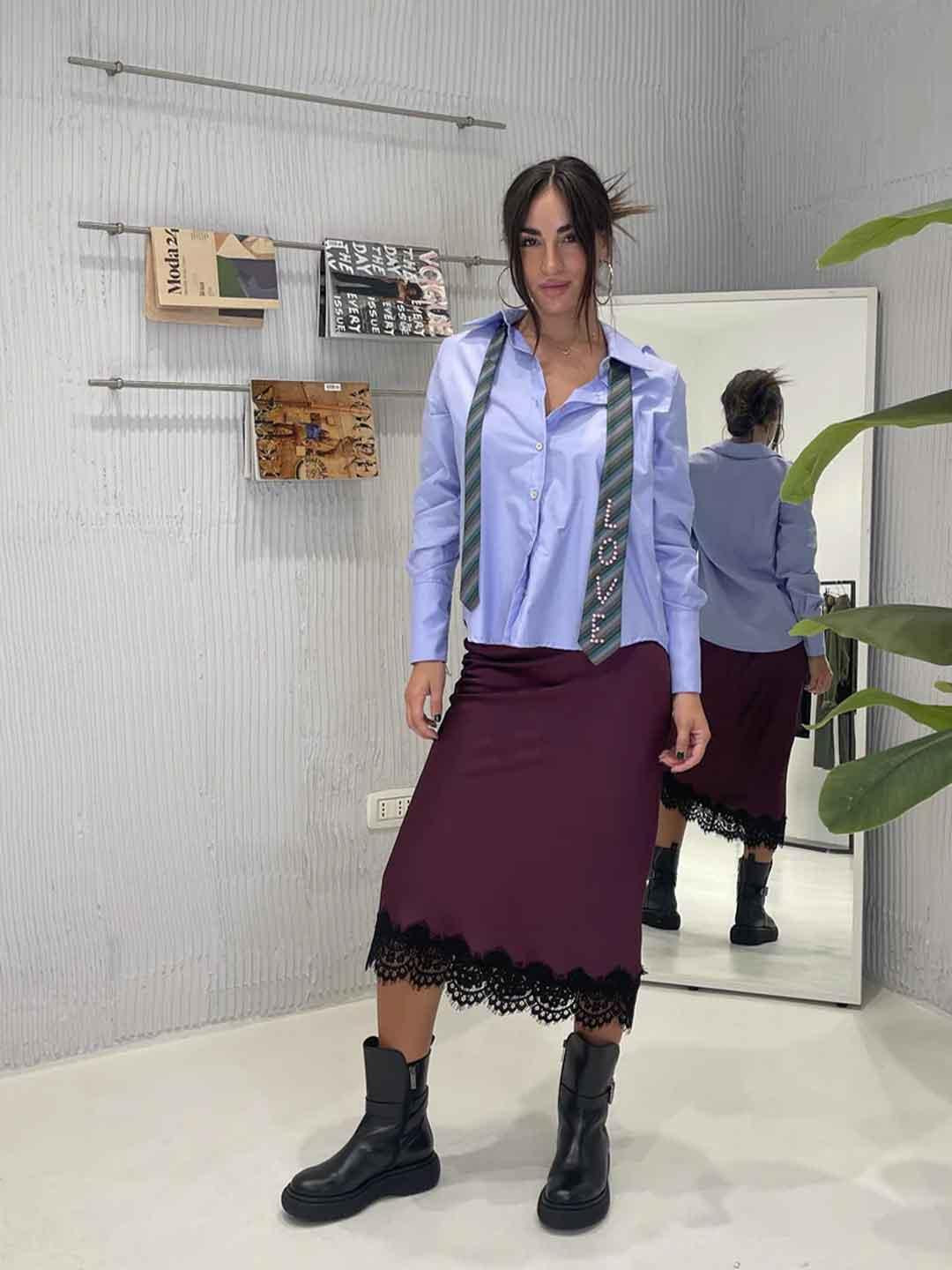 Tensione In camicia celeste con cravatta 36899 CELESTE TENSIONE IN 