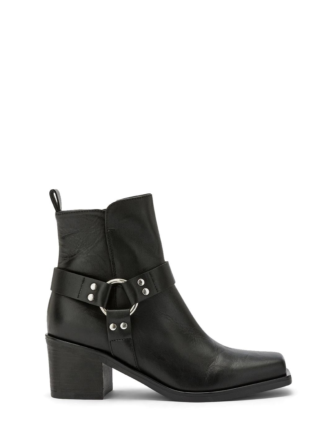 Carmens Holly Ring tronchetto nero in pelle 54013 NERO CARMENS 