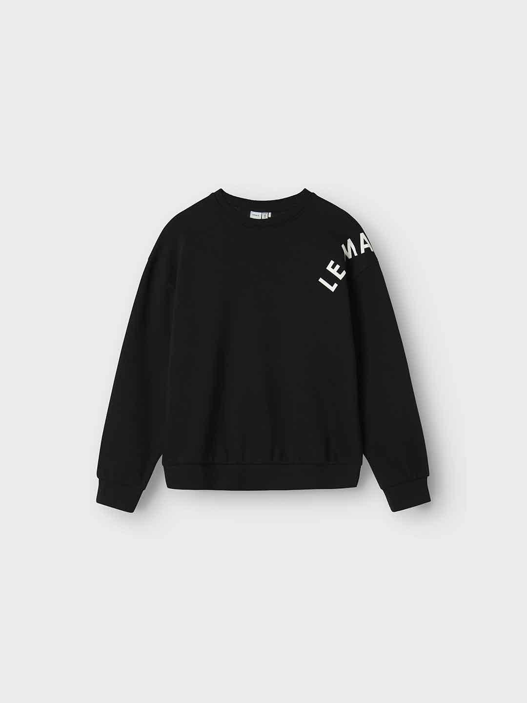Name It felpa kids nero con grafica 13247274 NERO NAME IT 