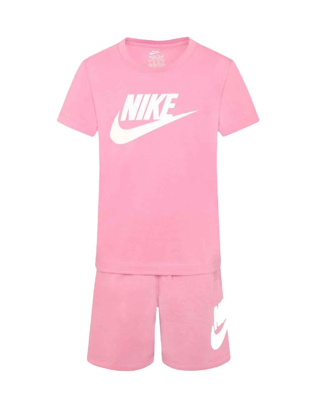 Nike coordinato kids rosa e bianco 66L596 A0W ROSA NIKE 
