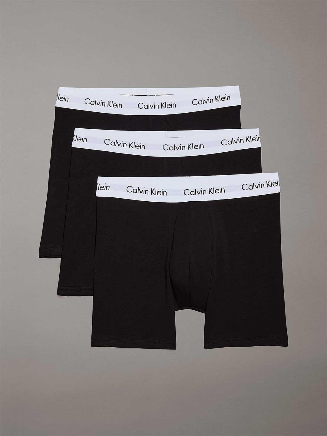 Calvin Klein boxer nero con elastico bianco LV00NB4392-UB1 NERO CALVIN KLEIN 