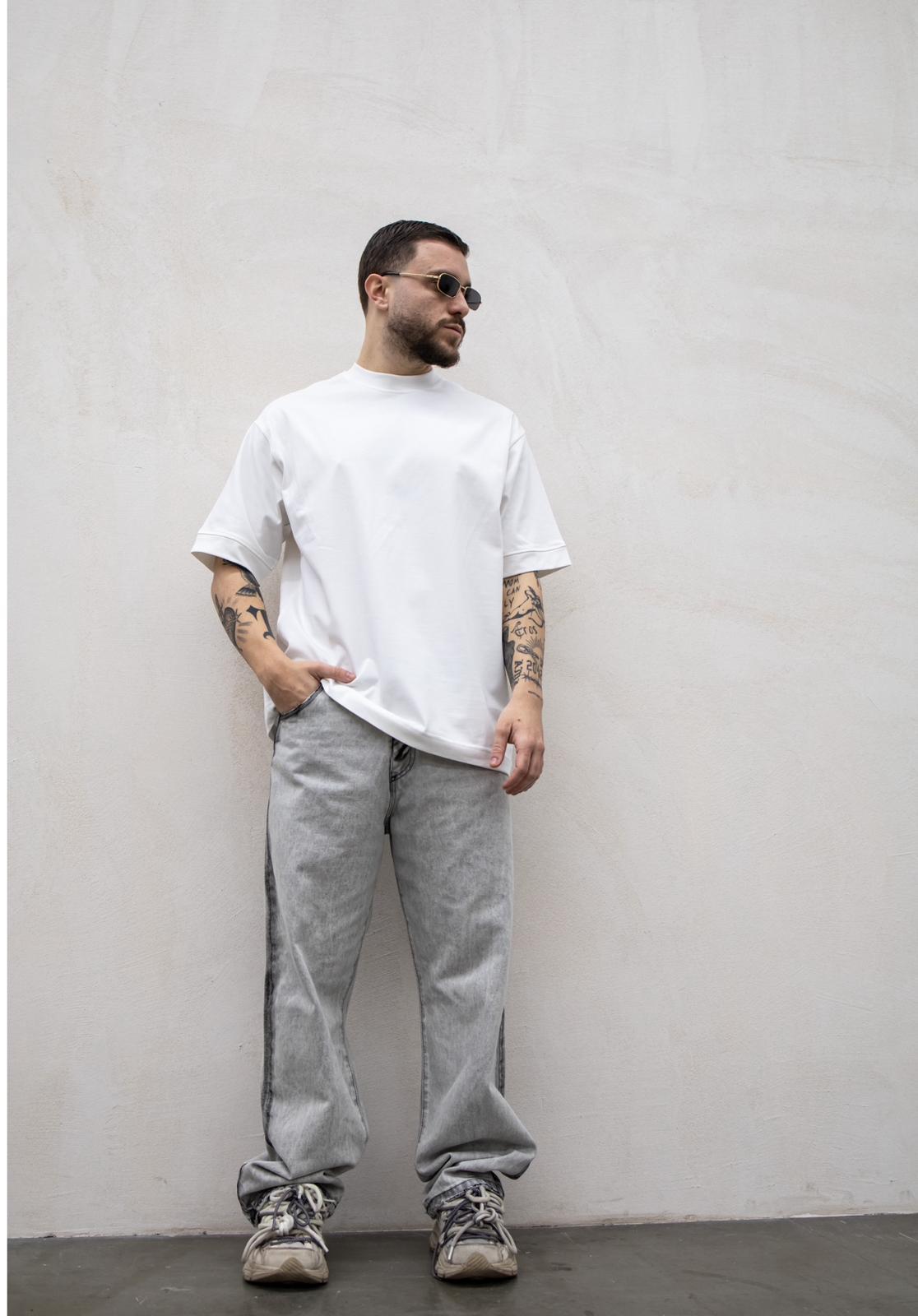 Tokyo Compact t-shirt bianco con polsino TKN008 BIANCO TOKYO 