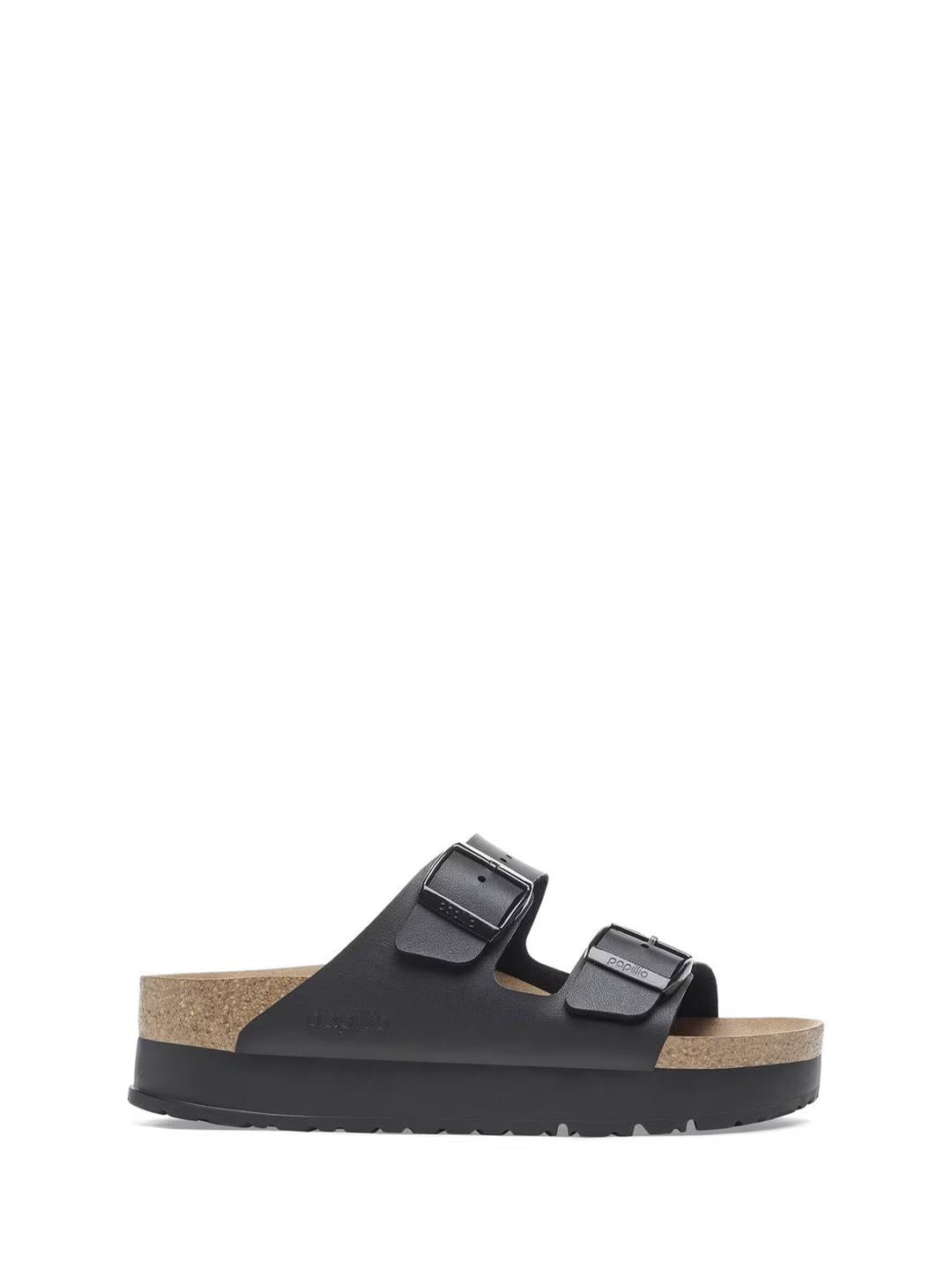 Birkenstock Pap Arizona Flex sandali nero platform 1027395 NERO BIRKENSTOCK 