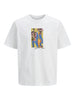 Jack & Jones t-shirt bianco con grafica