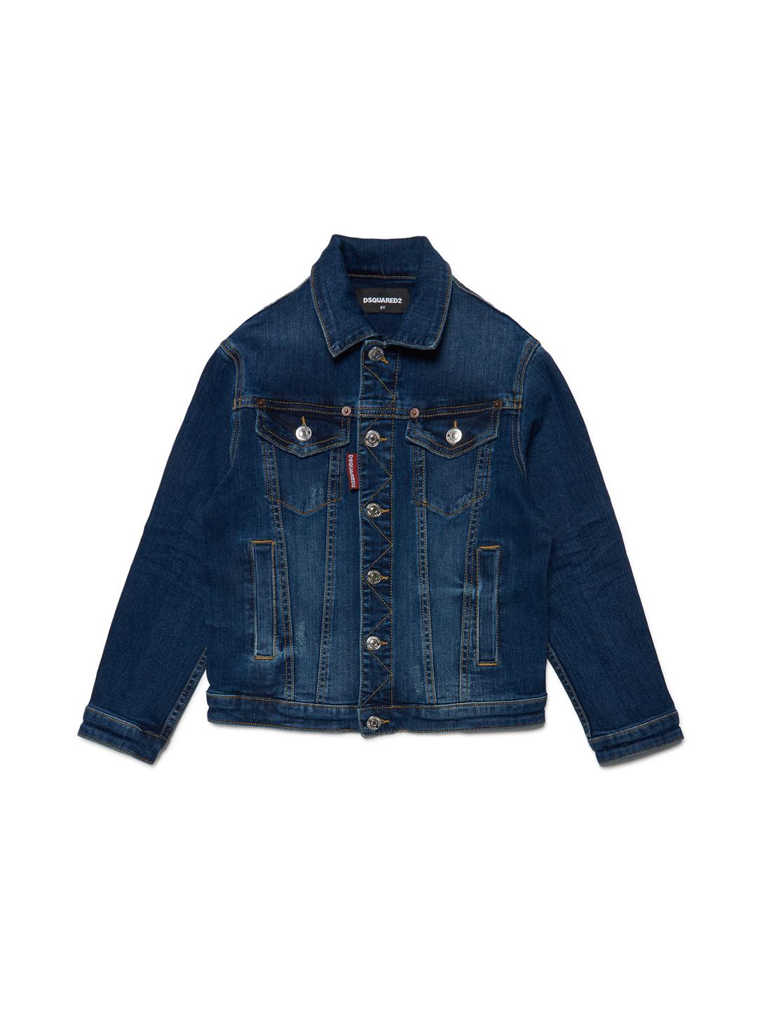 Dsquared2 kids giubbino jeans DQ0725 D0A1K JEANS DSQUARED 2 
