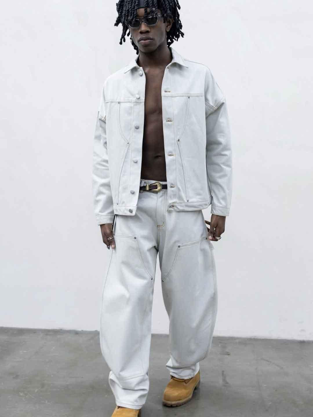 Present Day Carpenter coordinato in jeans PRS112 JEANS PRESENT DAY 