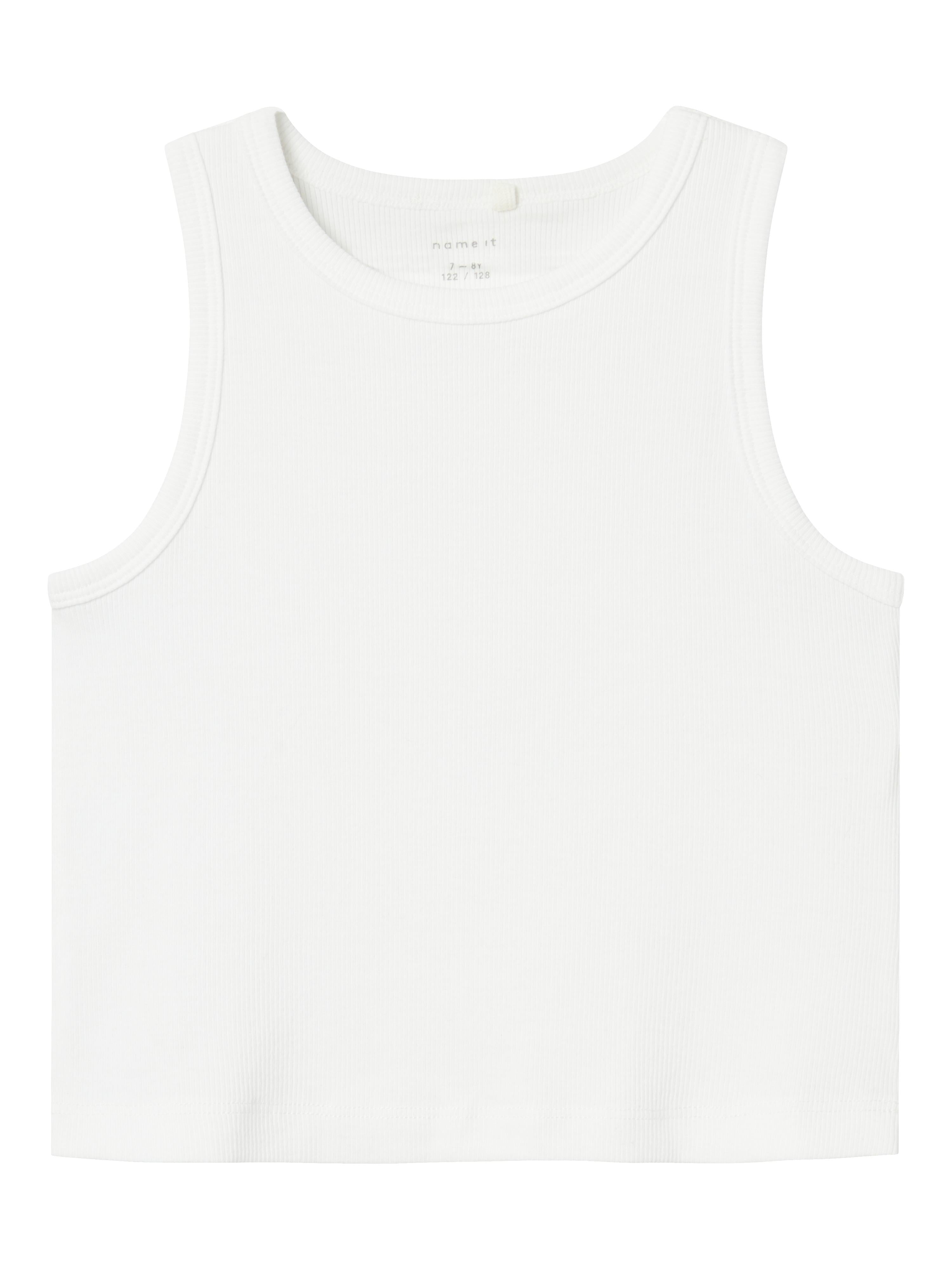 Name It canotta kids bianco a coste crop 13236672 BIANCO NAME IT 