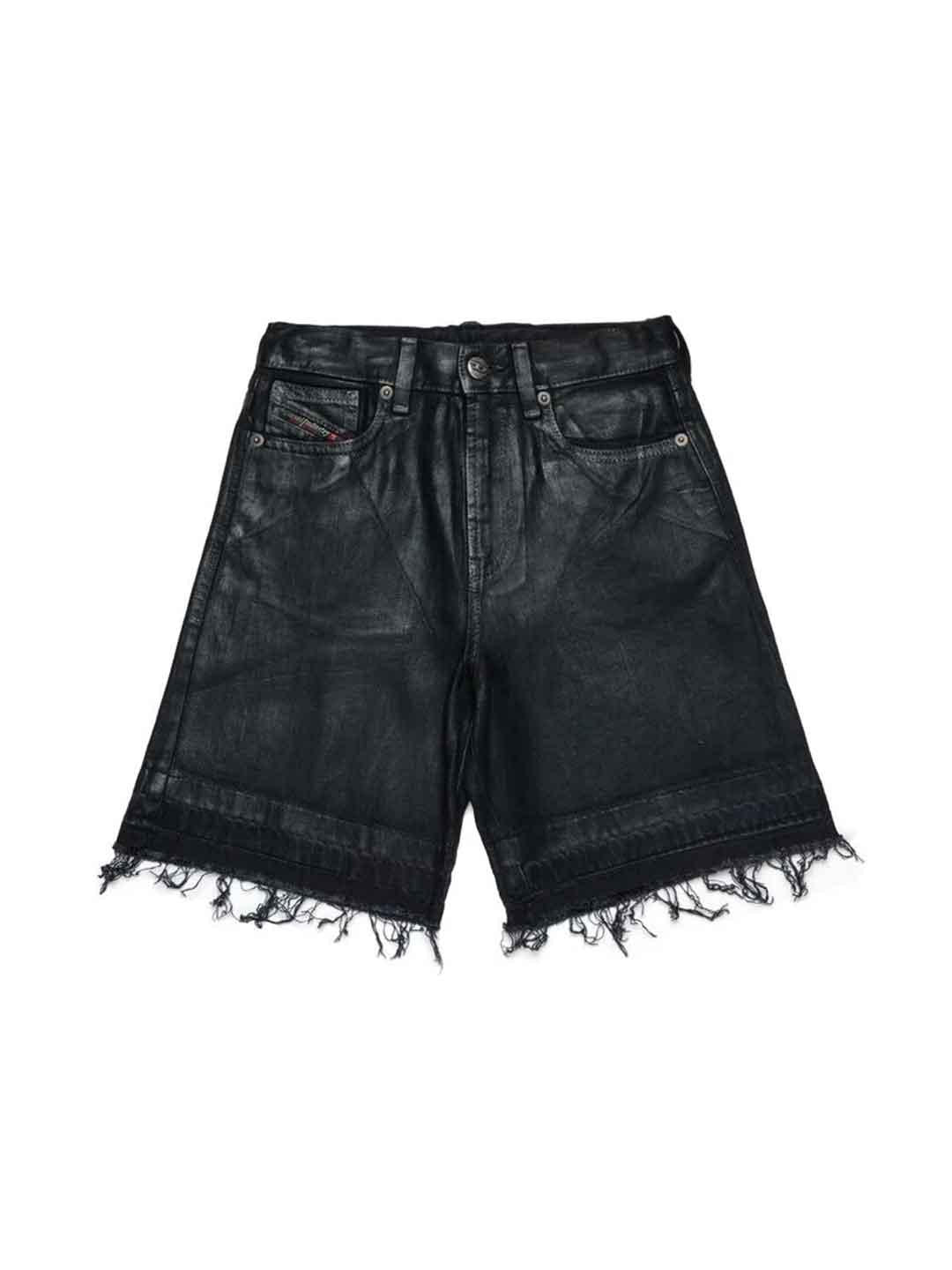 Diesel D-Argjx bermuda nero sfrangiato J02351 KXBPX NERO DIESEL 