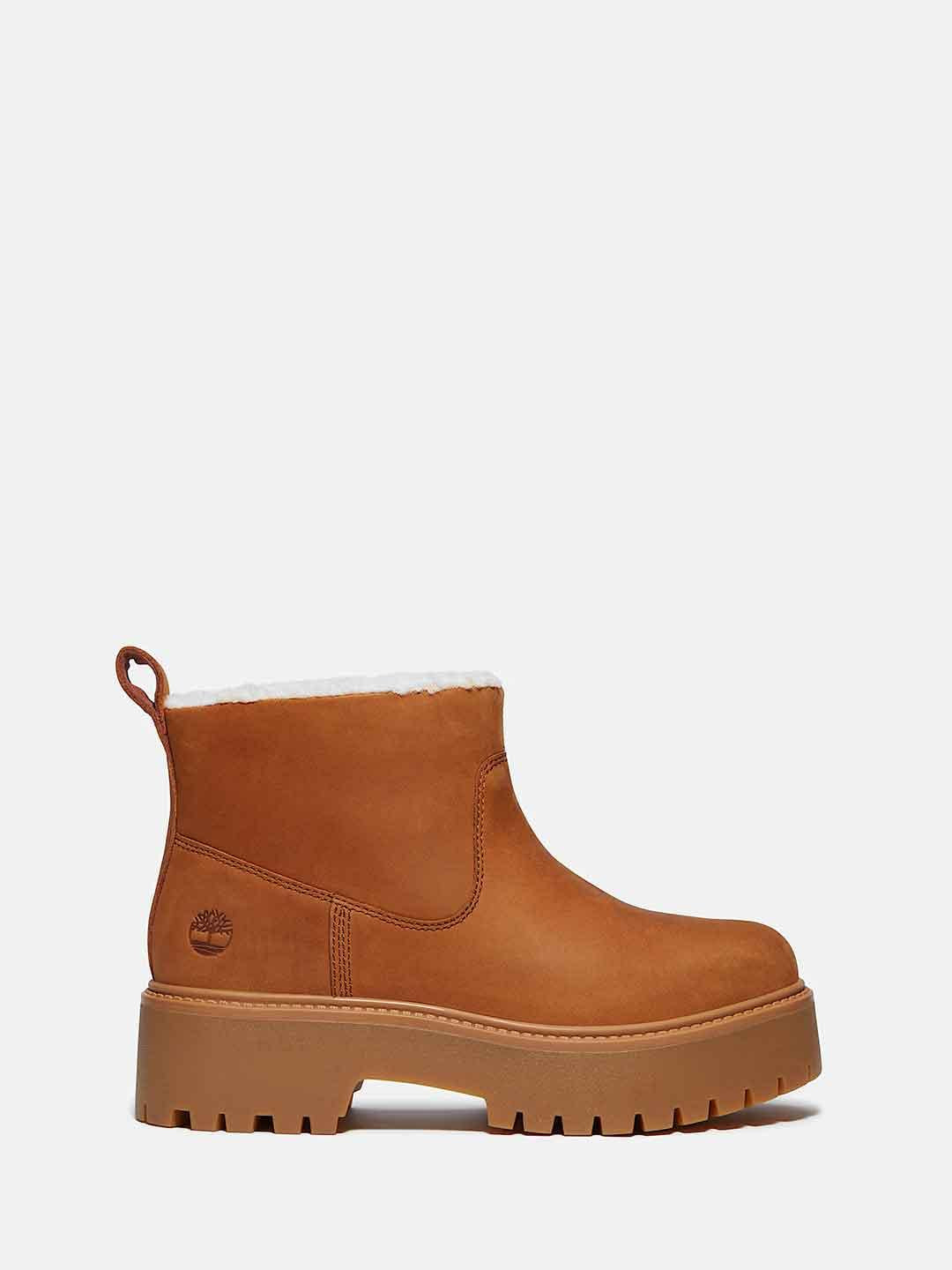 Timberland Stone Street anfibio beige con pelliccia TB0A283G BEIGE TIMBERLAND 