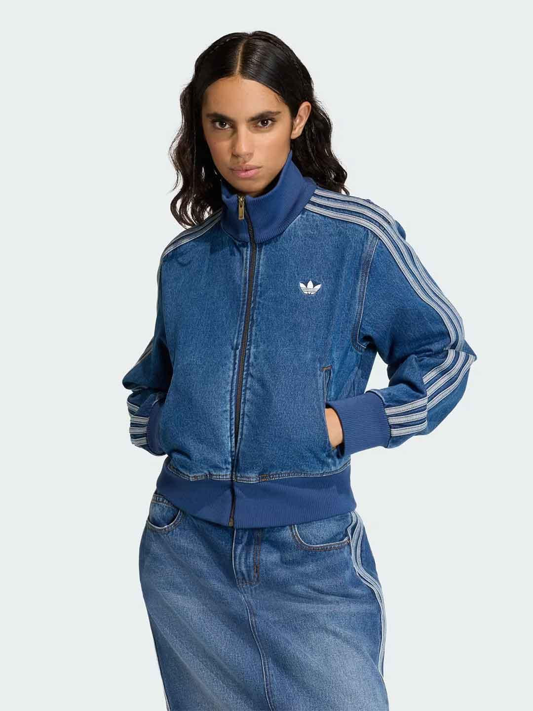 Adidas Firebird felpa in jeans KD2913 JEANS ADIDAS 