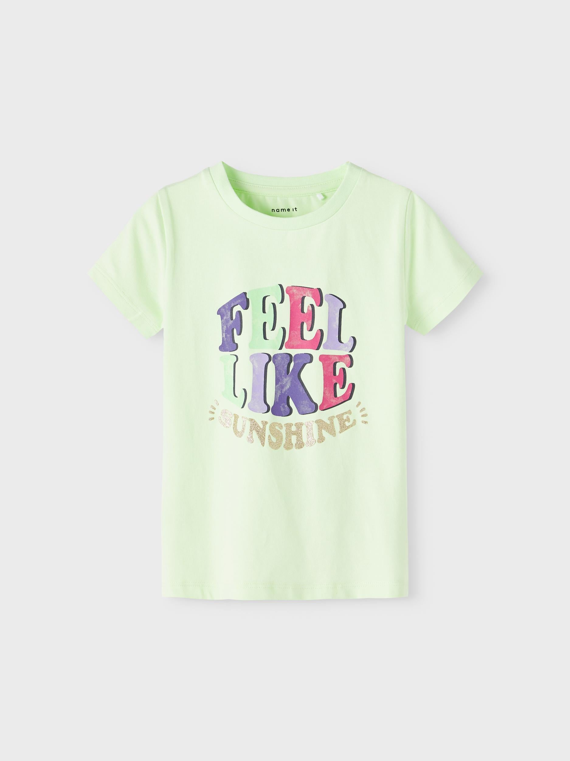 Name It kids t shirt verde con stampa 13215421 VERDE NAME IT 