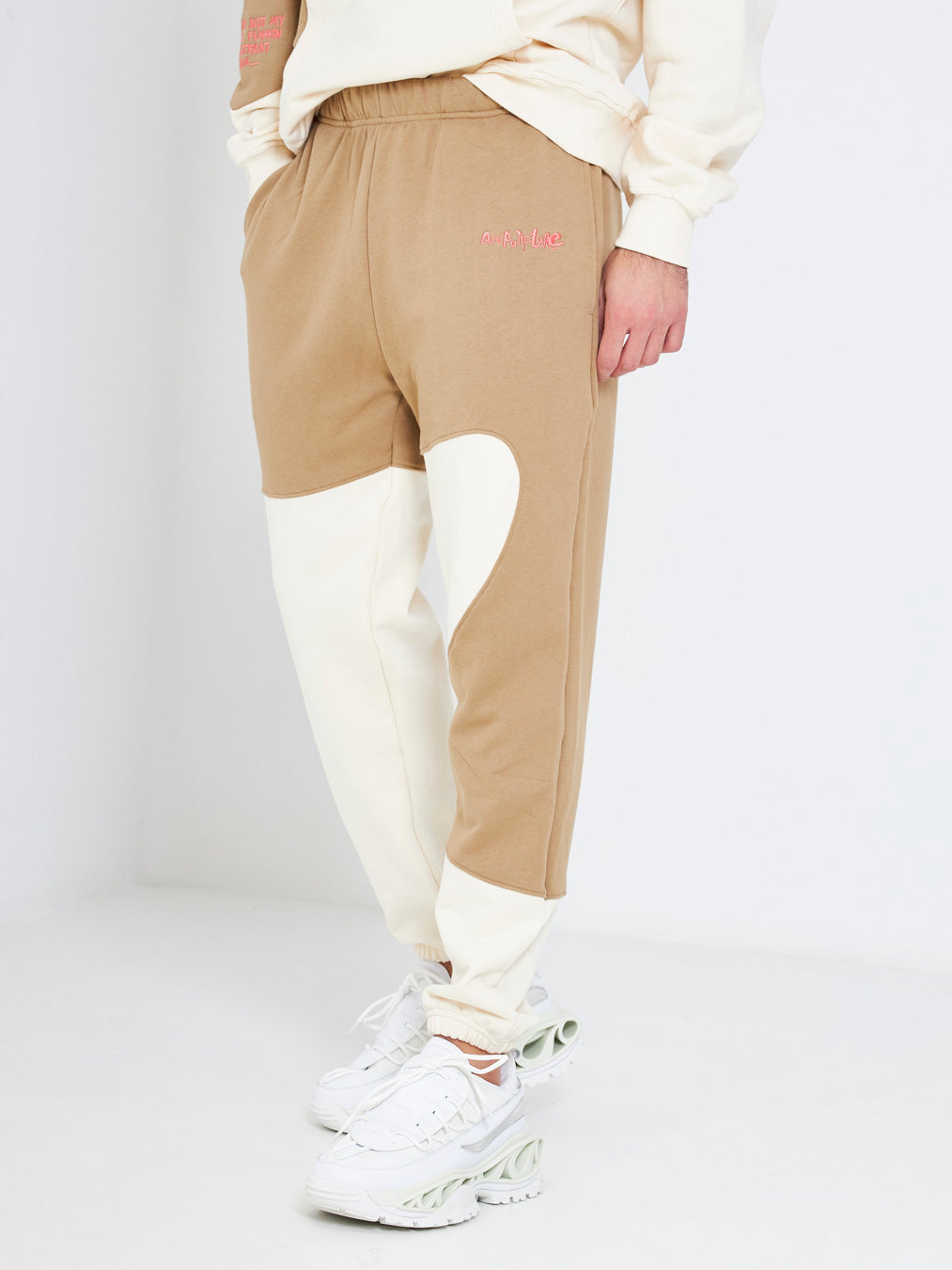 Acupuncture Two Tone Tracksuit Bottoms