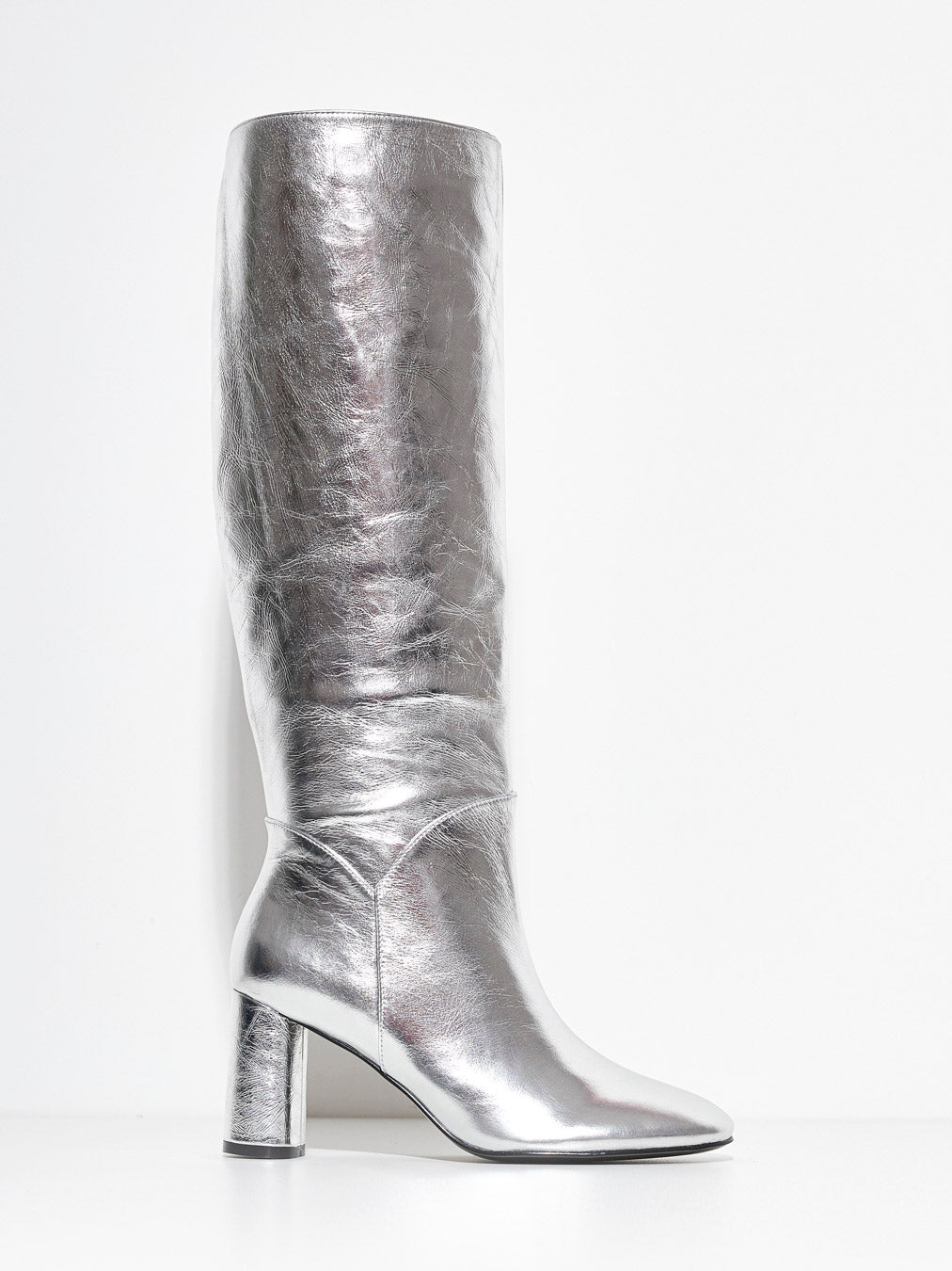 Bibi Lou boot in silver leather
