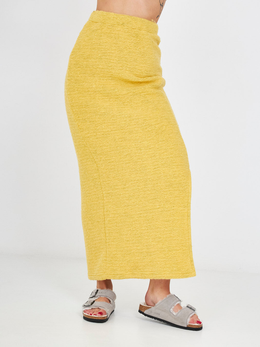 Cinq Rue yellow long skirt