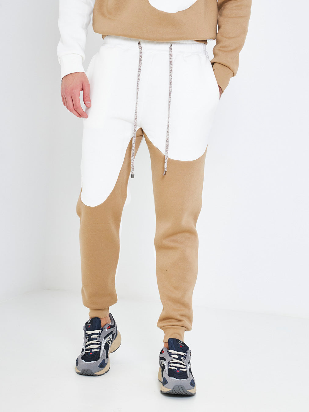 Prime two-tone tracksuit bottoms