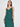 Solotre green patterned long dress