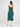 Solotre green patterned long dress