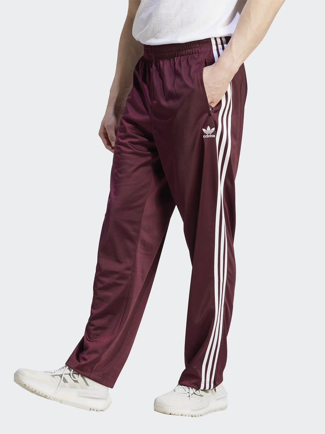 Adidas adicolor classics burgundy trousers