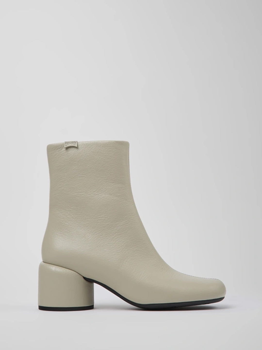 Camper Niki cream leather ankle boots