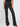 Glamorous black satin trousers with vents