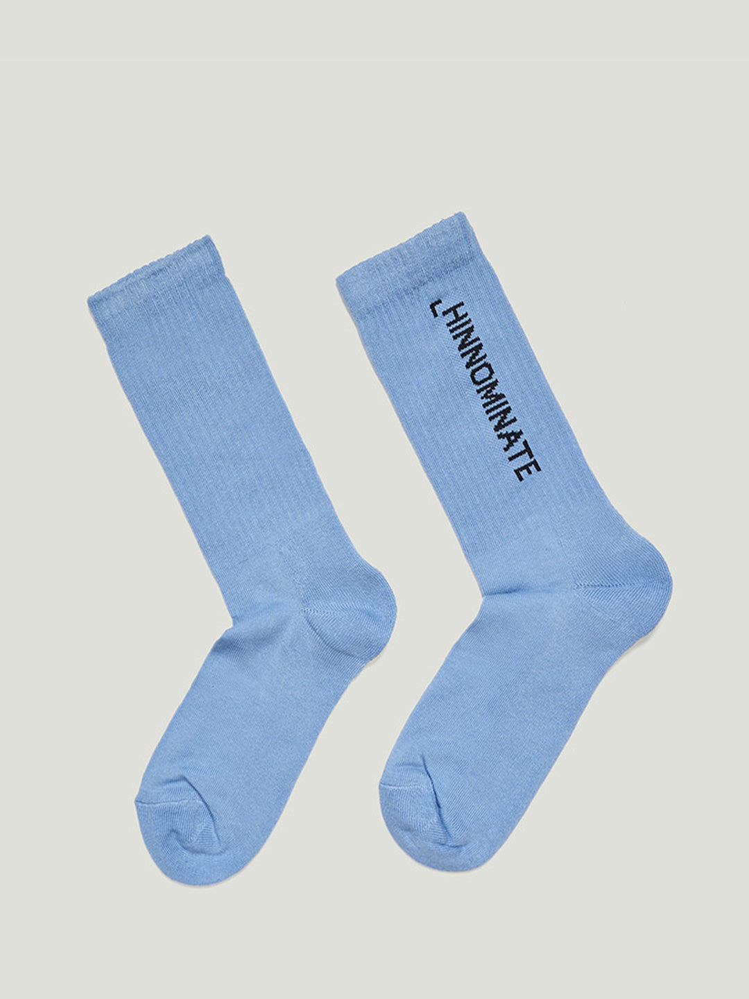 Hinnominate light blue socks with print