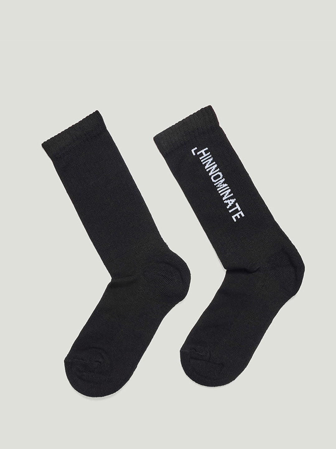 Hinnominate black socks with print