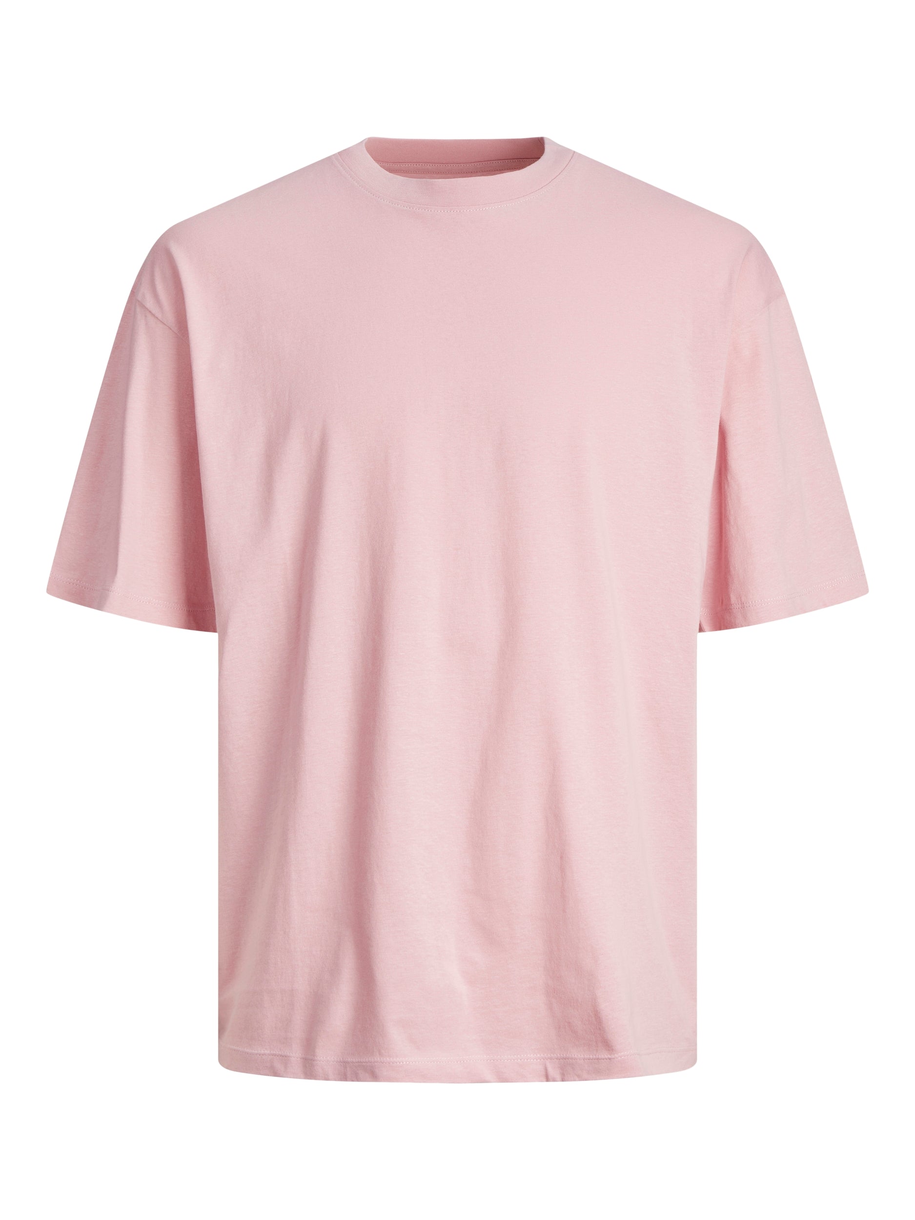 Jack & Jones t-shirt rosa paricollo basic